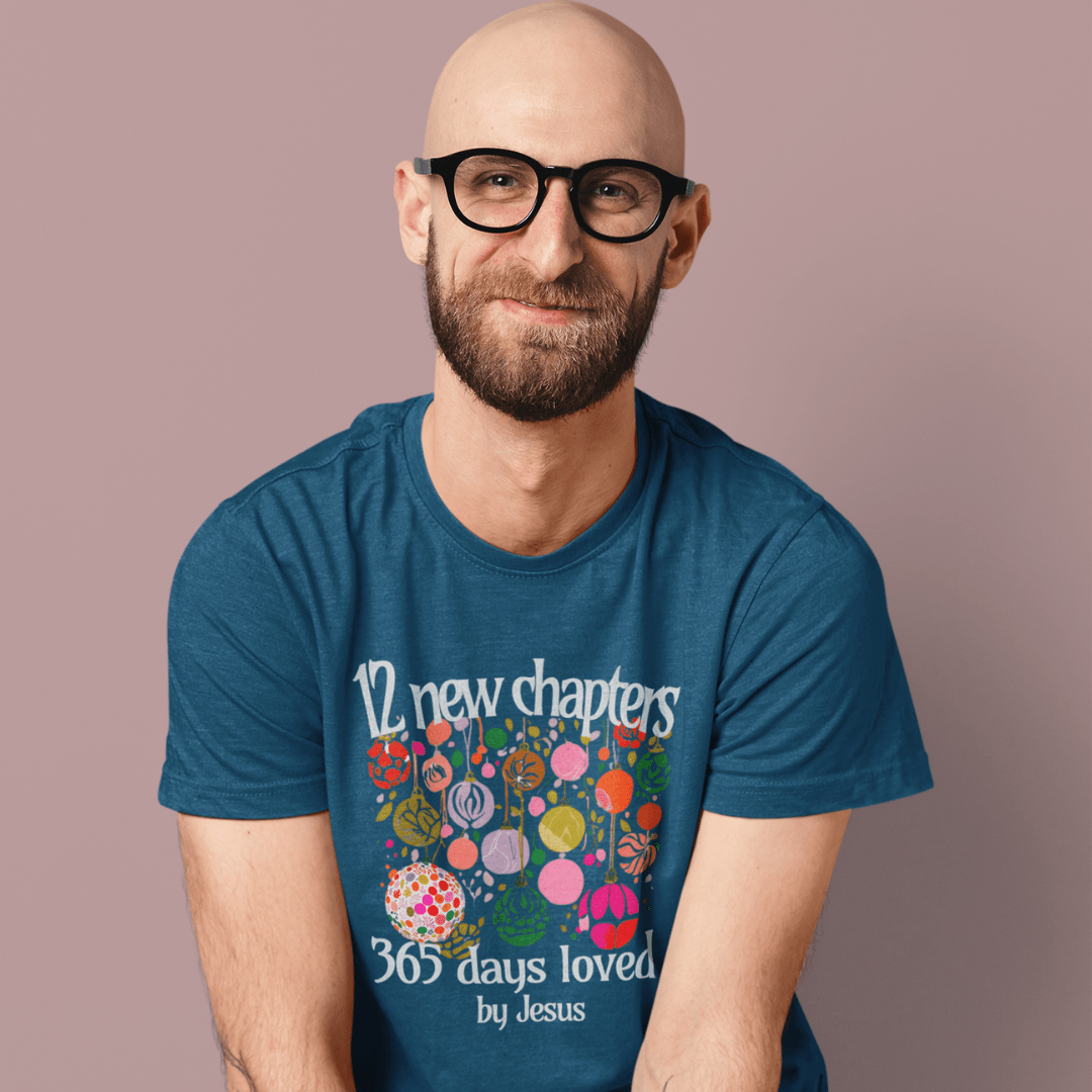 12 New Chapters 365 Days Loved by Jesus - Zach Christian Apparel - Christian apparel