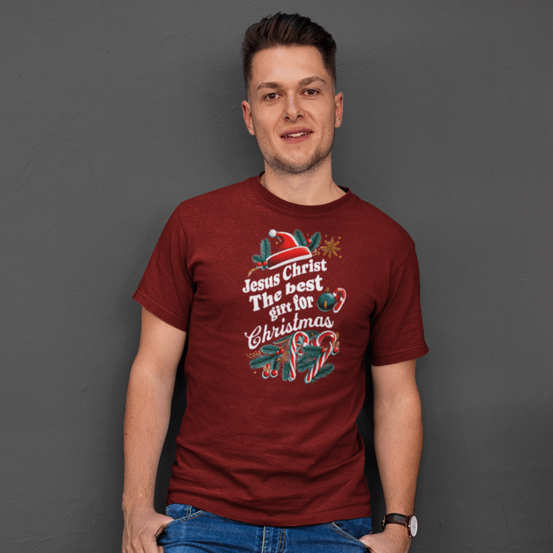 Jesus is the best gift for Christmas - Zach Christian Apparel - Christian apparel