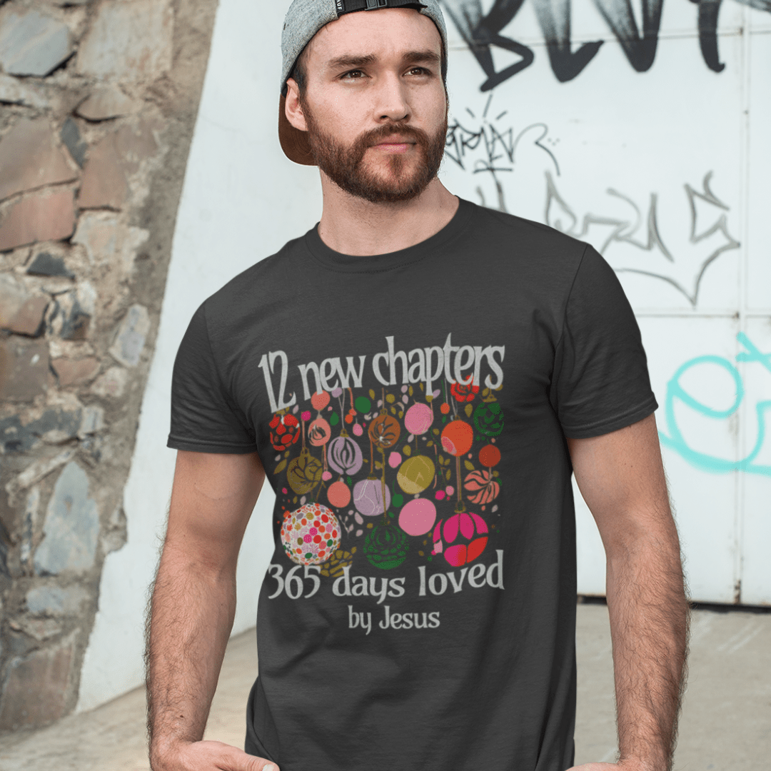 12 New Chapters 365 Days Loved by Jesus - Zach Christian Apparel - Christian apparel