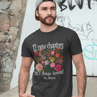 12 New Chapters 365 Days Loved by Jesus - Zach Christian Apparel - Christian apparel