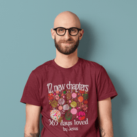 12 New Chapters 365 Days Loved by Jesus - Zach Christian Apparel - Christian apparel