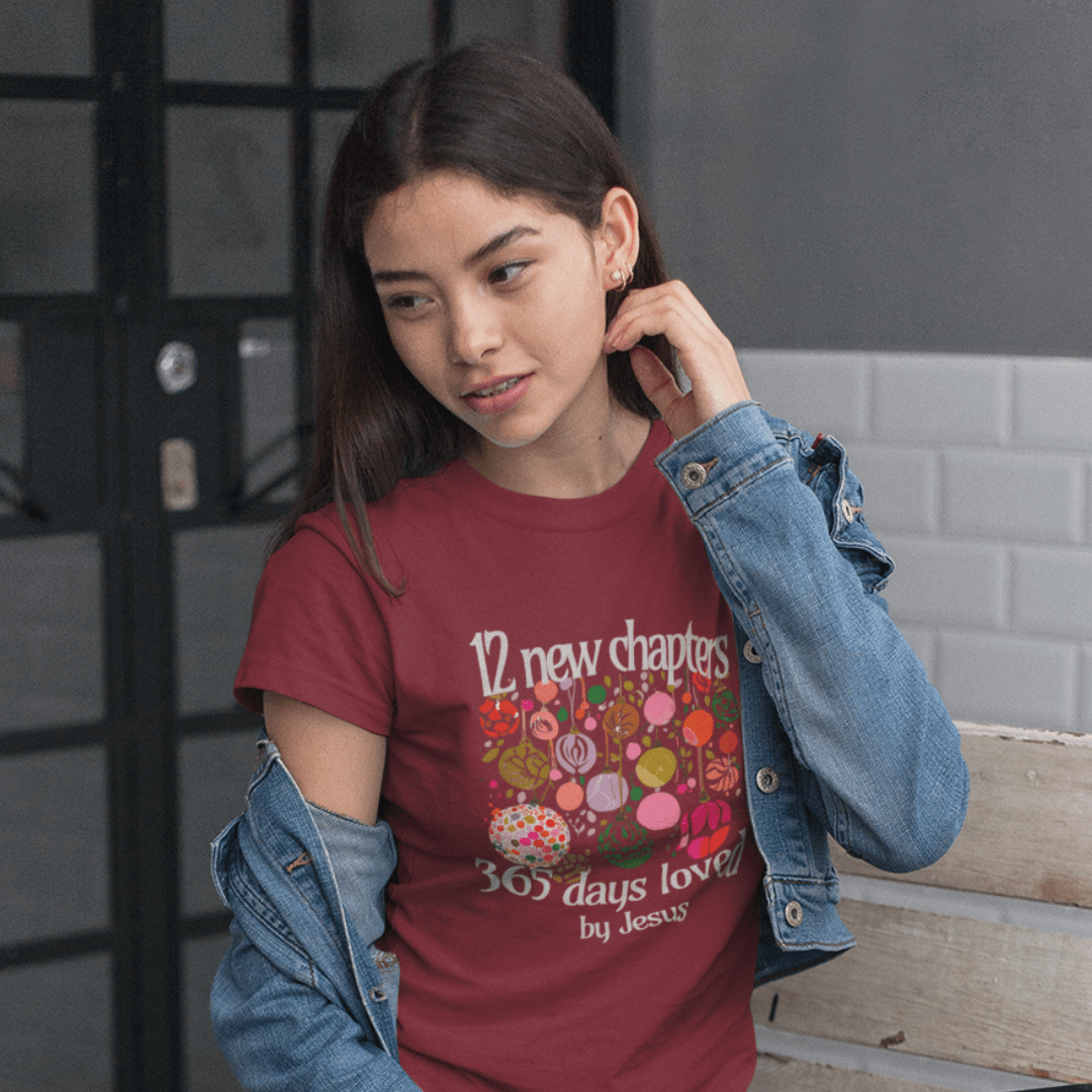 12 New Chapters 365 Days Loved by Jesus - Zach Christian Apparel - Christian apparel