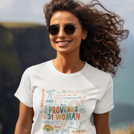 Proverbs 31 Woman | Mothers Day | Womans Day | Christian Tshirt