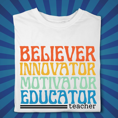Believer Teacher - Zach Christian Apparel - Christian apparel