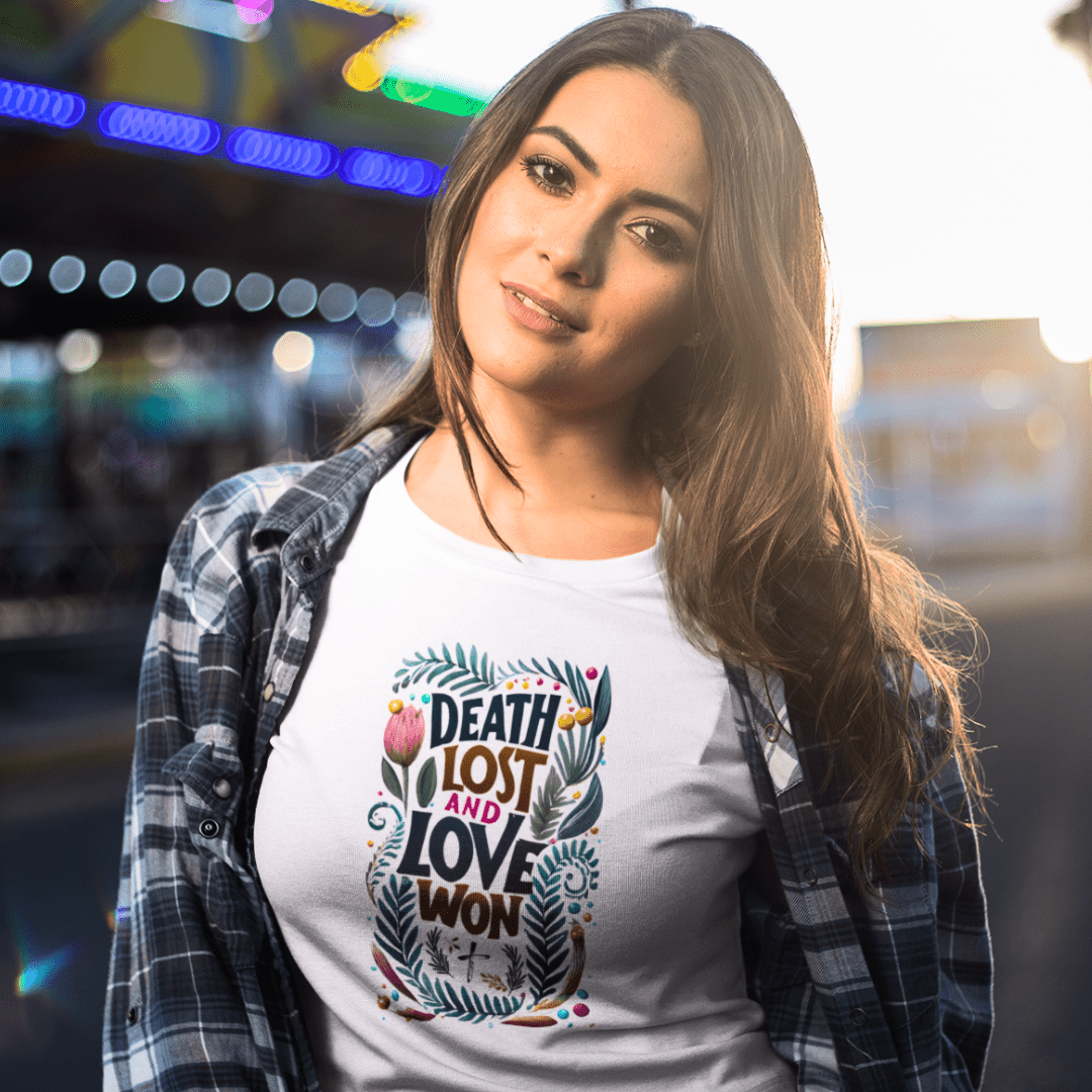 Death Lost and Love Won - Zach Christian Apparel - Christian apparel