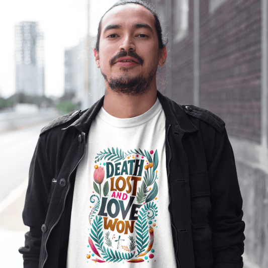 Death Lost and Love Won - Zach Christian Apparel - Christian apparel