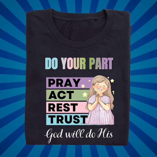 Do Your Part - Black - Zach Christian Apparel - Christian apparel