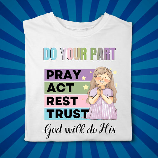 Do Your Part - White - Zach Christian Apparel - Christian apparel