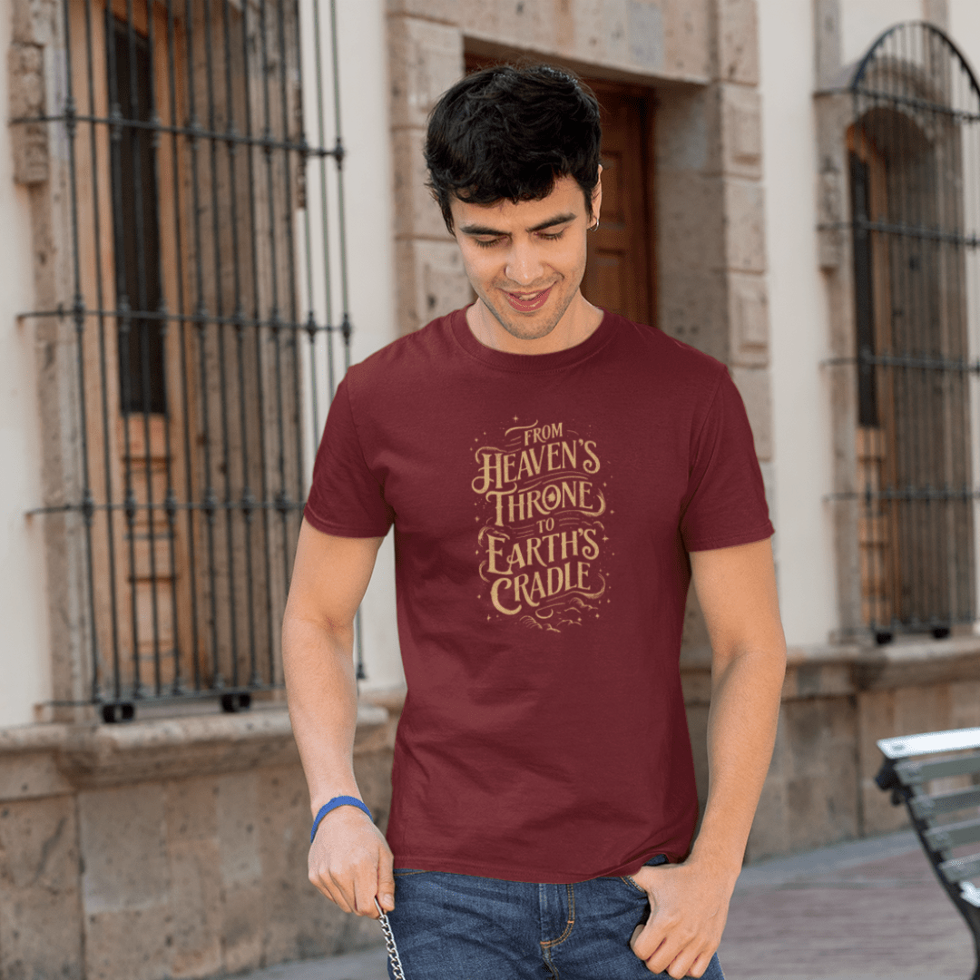 From Heavens Throne to Earths Cradle - Zach Christian Apparel - Christian apparel
