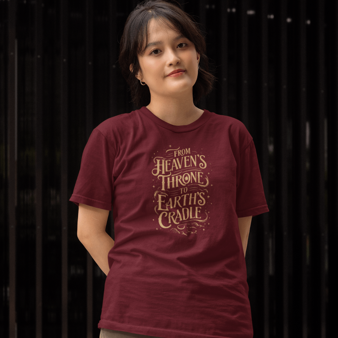From Heavens Throne to Earths Cradle - Zach Christian Apparel - Christian apparel