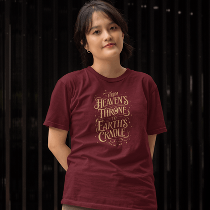 From Heavens Throne to Earths Cradle - Zach Christian Apparel - Christian apparel