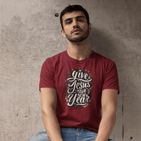 GIve Jesus Your New Year - Zach Christian Apparel - Christian apparel