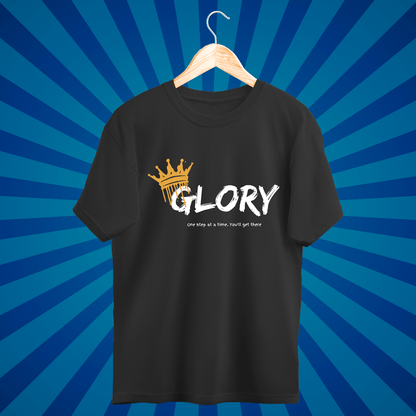 Glory to Glory | One step at a time - Zach Christian Apparel - Christian apparel
