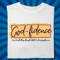 God - fidence - Zach Christian Apparel - Christian apparel