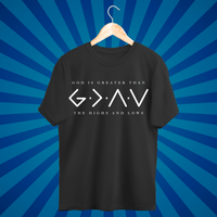 God is Greater - Zach Christian Apparel - Christian apparel