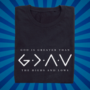 God is Greater - Zach Christian Apparel - Christian apparel