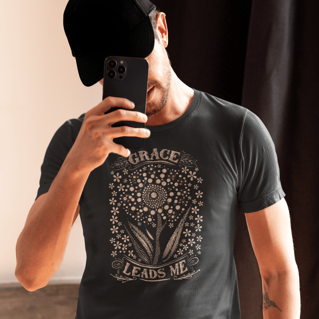 Grace Leads Me - Zach Christian Apparel - Christian apparel