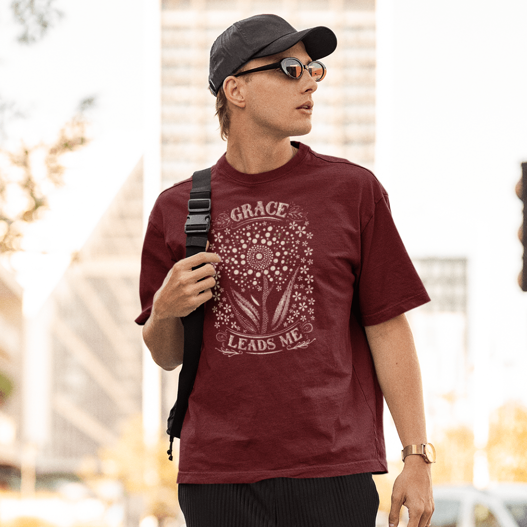 Grace Leads Me - Zach Christian Apparel - Christian apparel