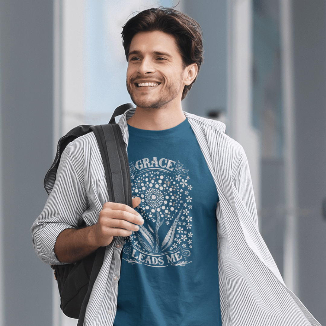 Grace Leads Me - Zach Christian Apparel - Christian apparel