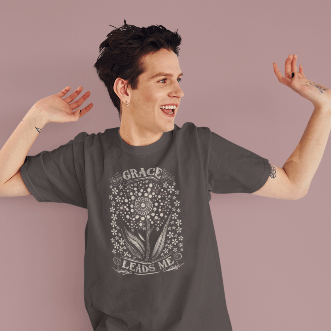Grace Leads Me - Zach Christian Apparel - Christian apparel
