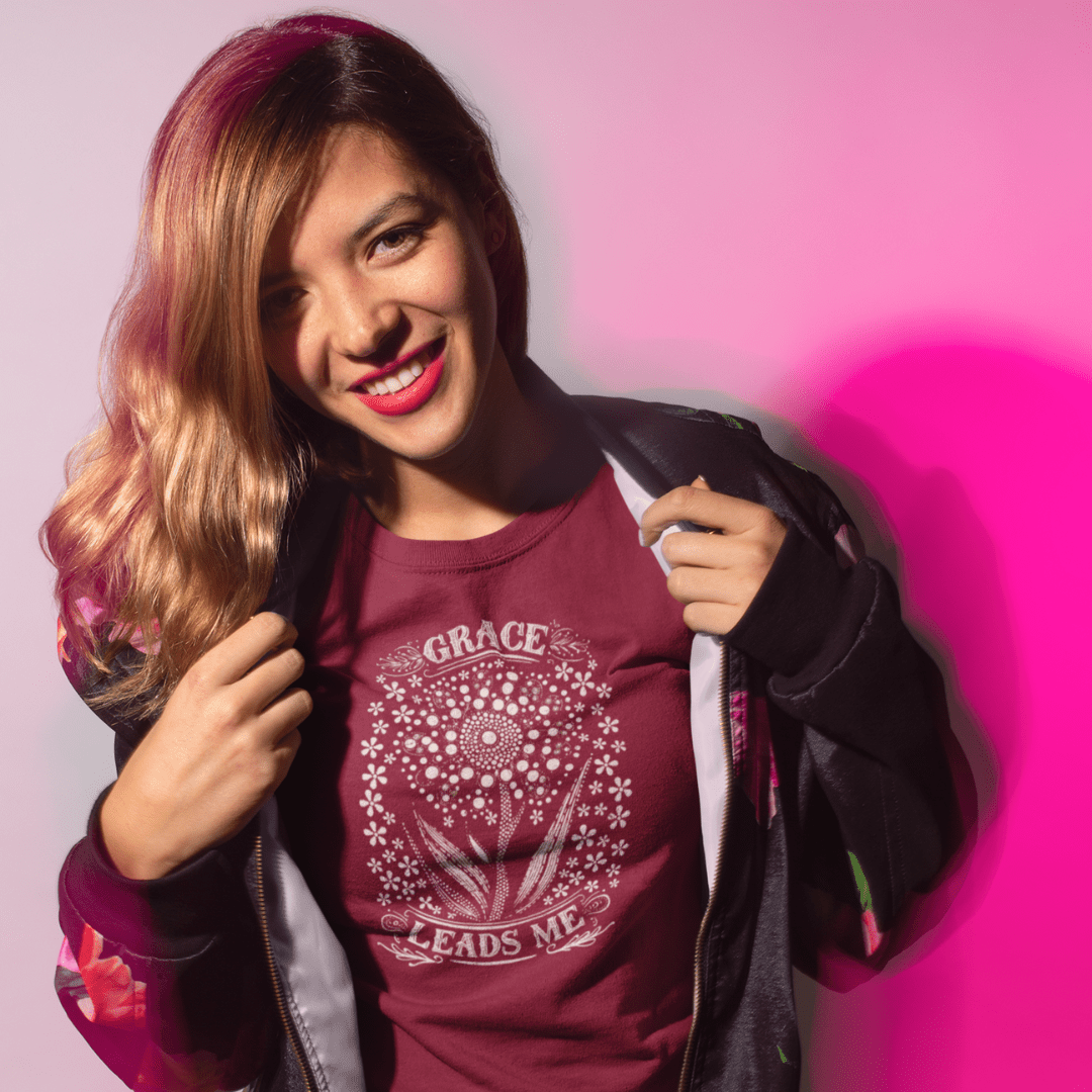 Grace Leads Me - Zach Christian Apparel - Christian apparel