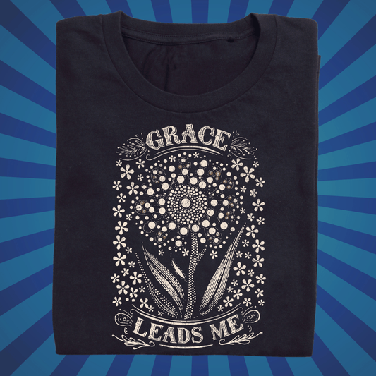 Grace Leads Me - Zach Christian Apparel - Christian apparel