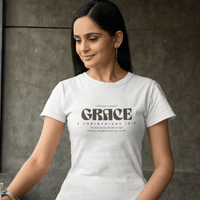 His Grace is Enough - Minimalist Bible Verse Tshirt