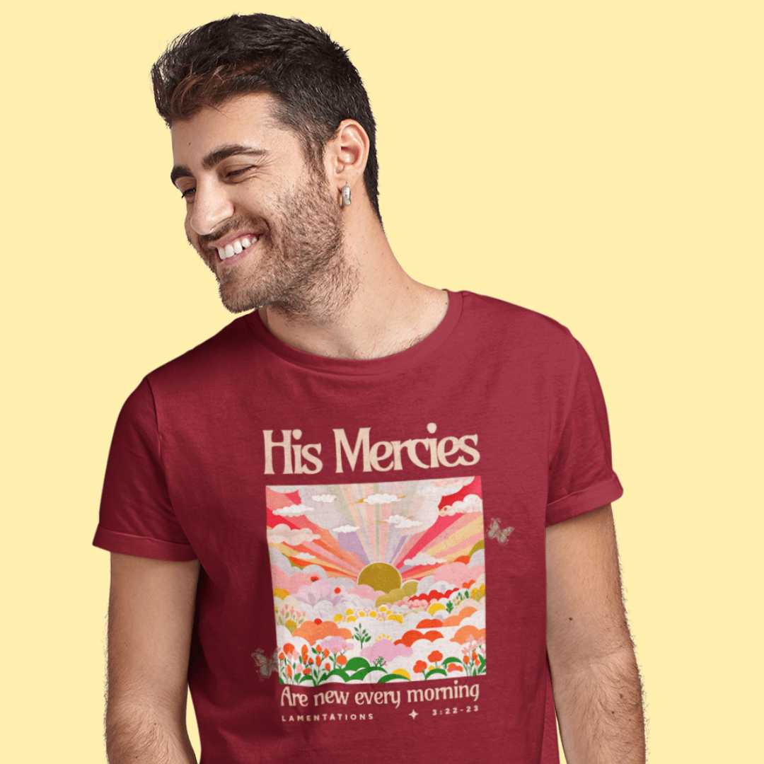 His Mercies are New Every Morning - Zach Christian Apparel - Christian apparel