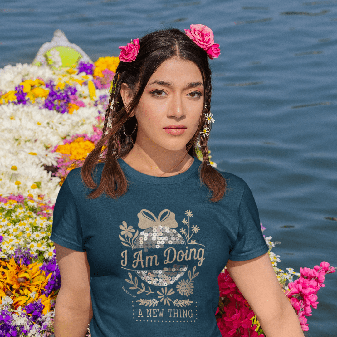 I am Doing a New Thing - Women Crew Neck - Zach Christian Apparel - Christian apparel