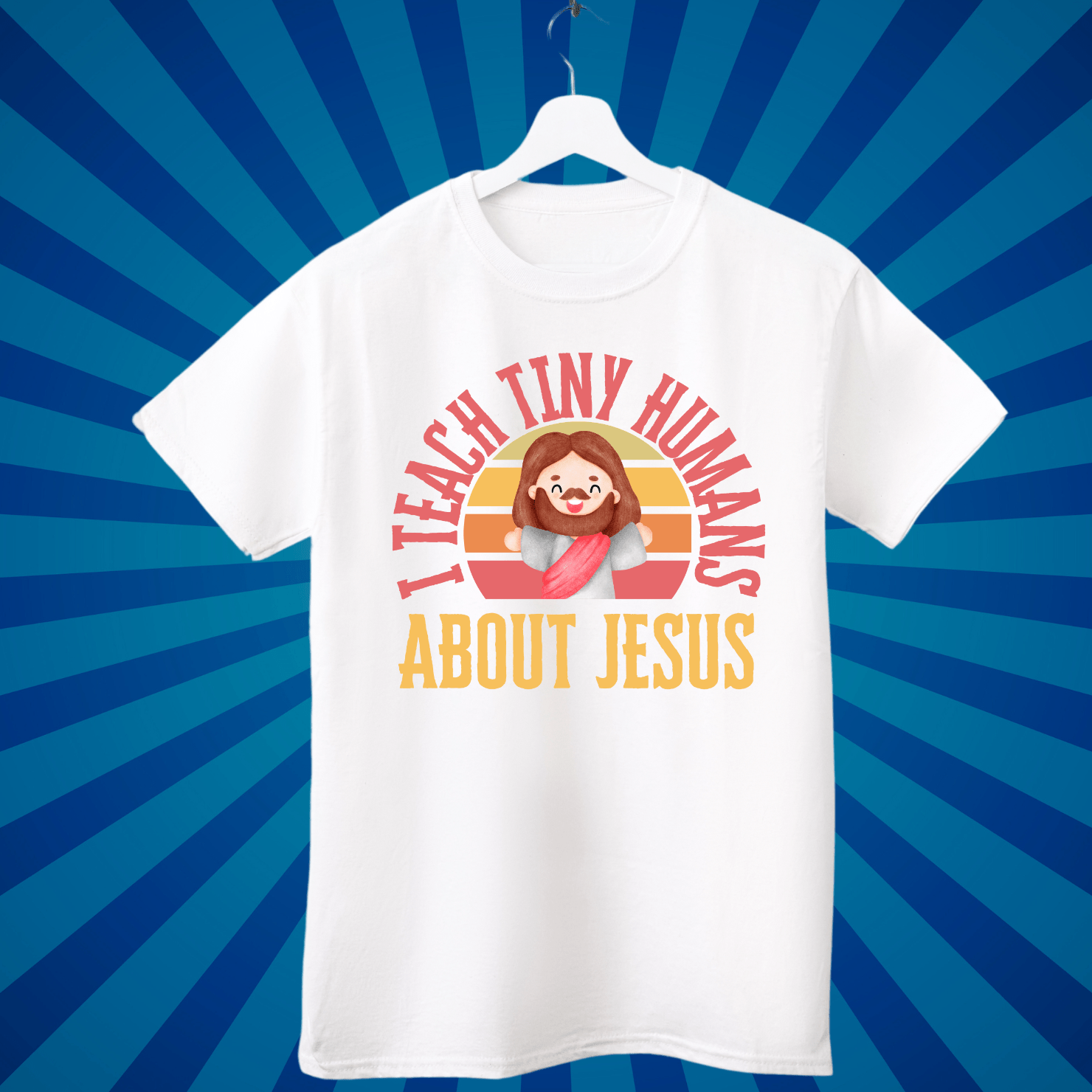 I Teach Tiny Humans About Jesus - Zach Christian Apparel - Christian apparel
