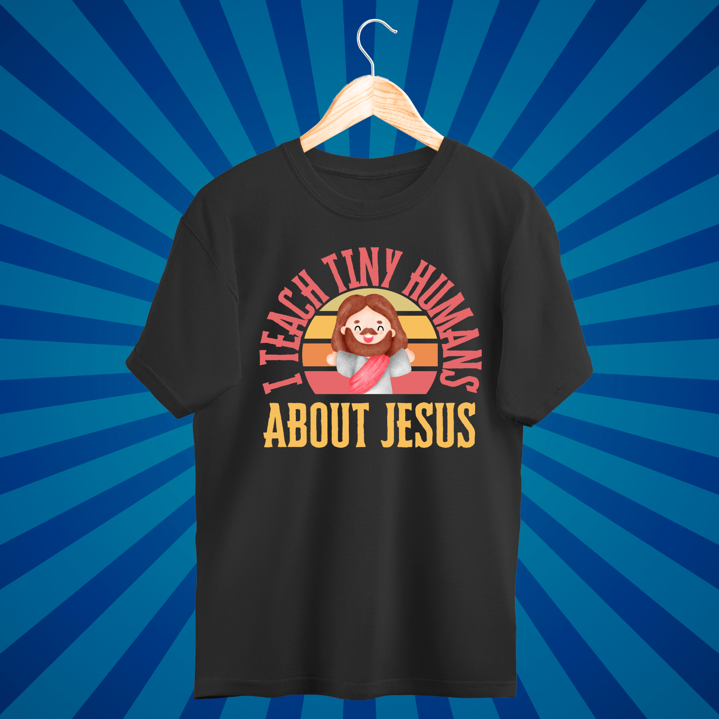I Teach Tiny Humans About Jesus - Zach Christian Apparel - Christian apparel