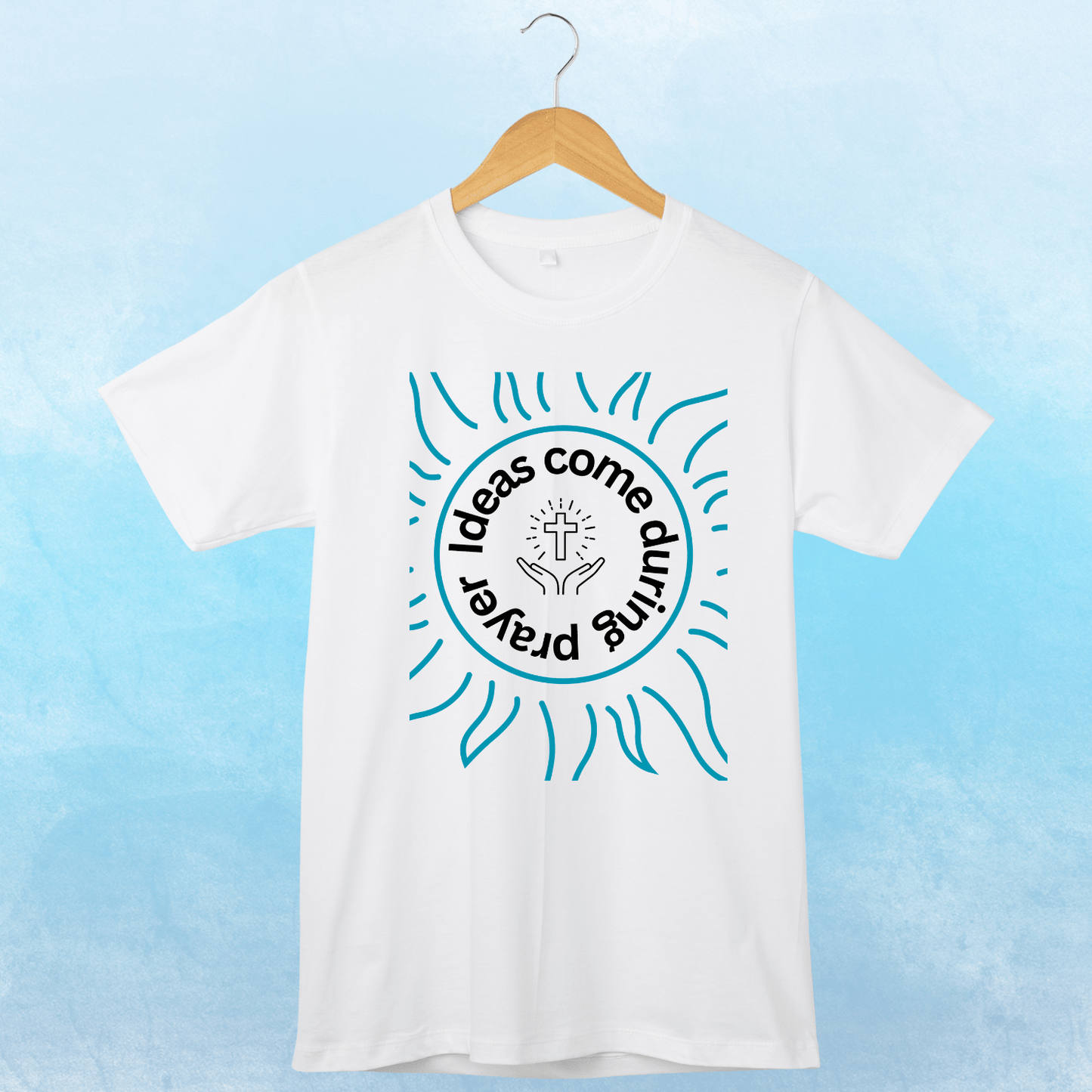 Ideas Come During Prayer - Zach Christian Apparel - Christian apparel