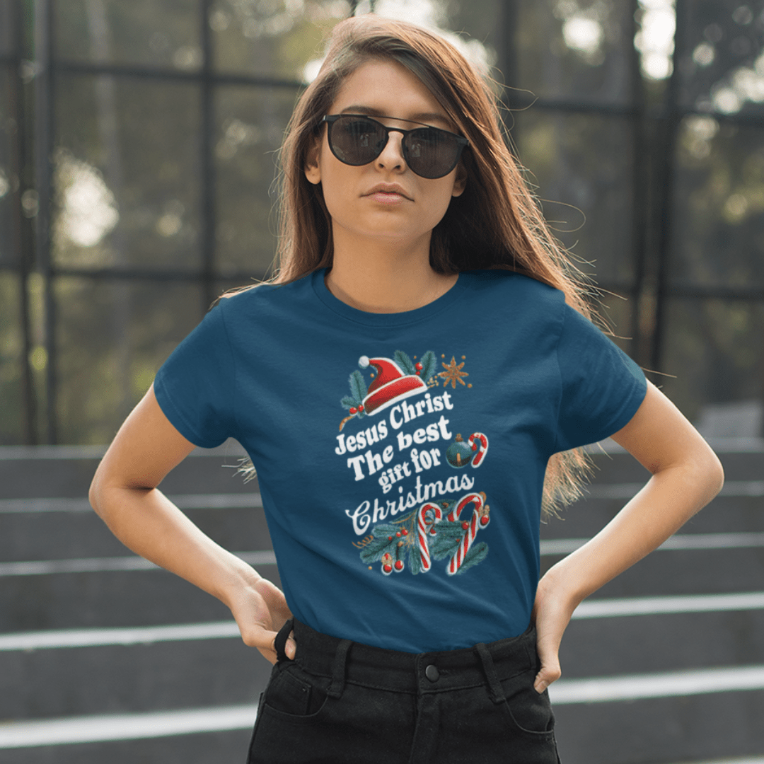 Jesus is the best gift for Christmas - Zach Christian Apparel - Christian apparel