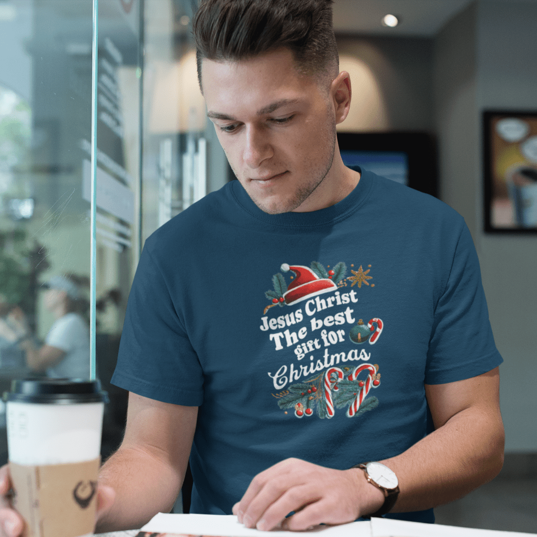 Jesus is the best gift for Christmas - Zach Christian Apparel - Christian apparel