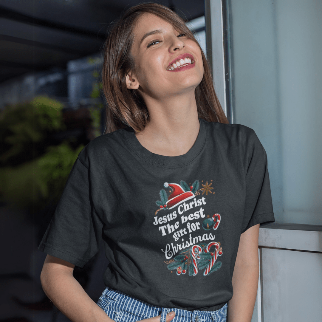 Jesus is the best gift for Christmas - Zach Christian Apparel - Christian apparel