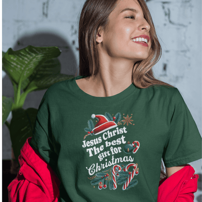 Jesus is the best gift for Christmas - Zach Christian Apparel - Christian apparel