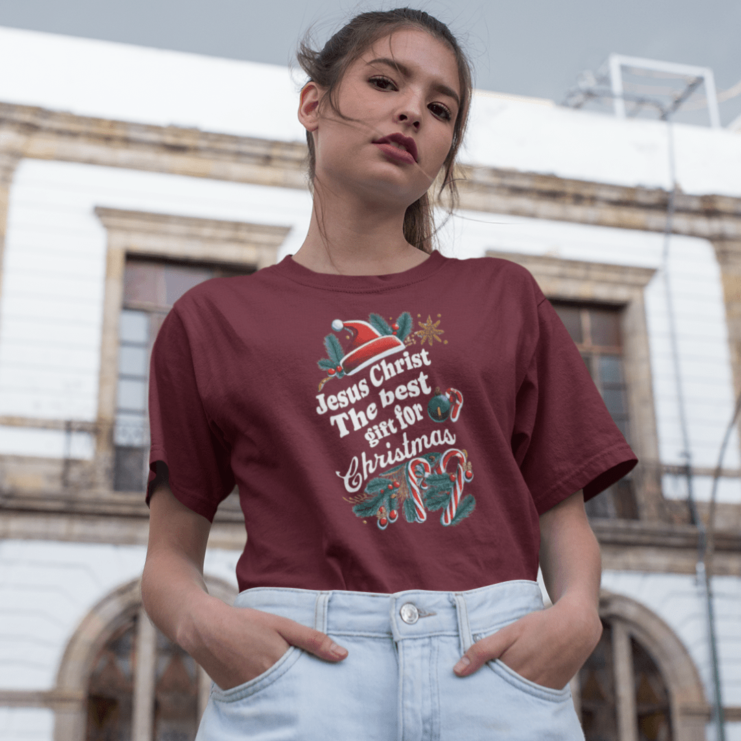 Jesus is the best gift for Christmas - Zach Christian Apparel - Christian apparel