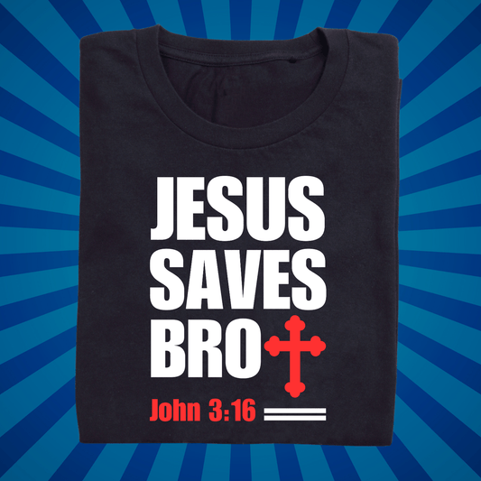 Jesus Saves Bro - Zach Christian Apparel - Christian apparel