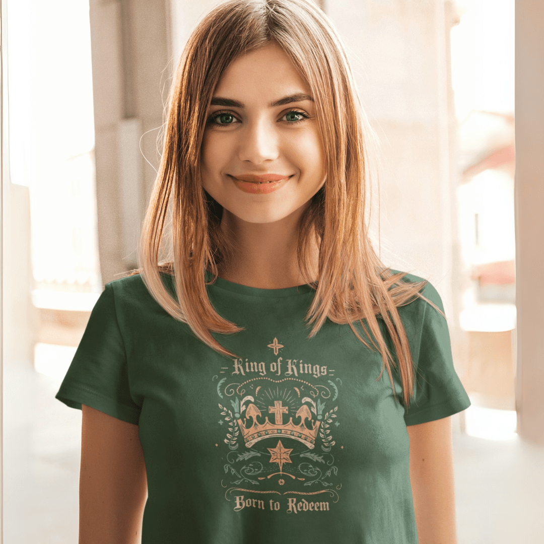 King of Kings - Born to Redeem - Zach Christian Apparel - Christian apparel