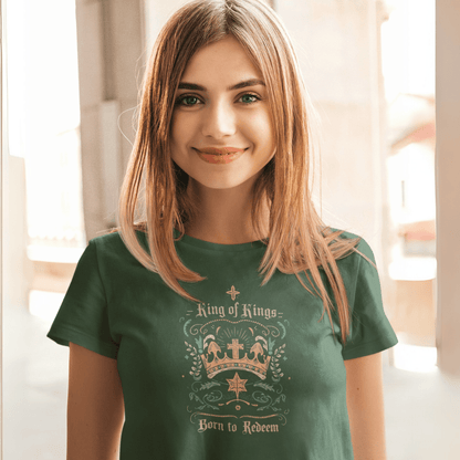 King of Kings - Born to Redeem - Zach Christian Apparel - Christian apparel