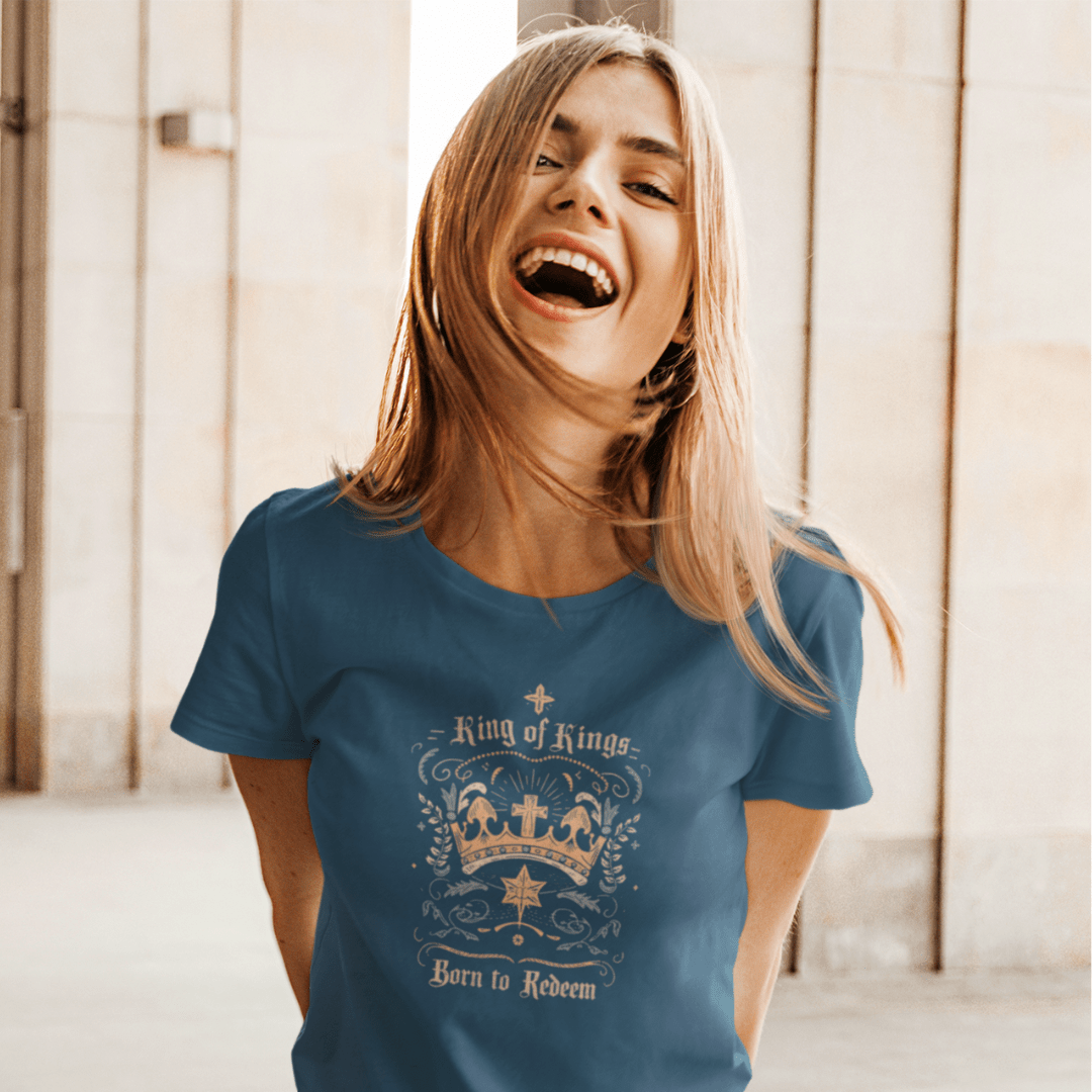 King of Kings - Born to Redeem - Zach Christian Apparel - Christian apparel