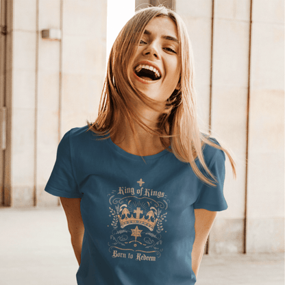King of Kings - Born to Redeem - Zach Christian Apparel - Christian apparel