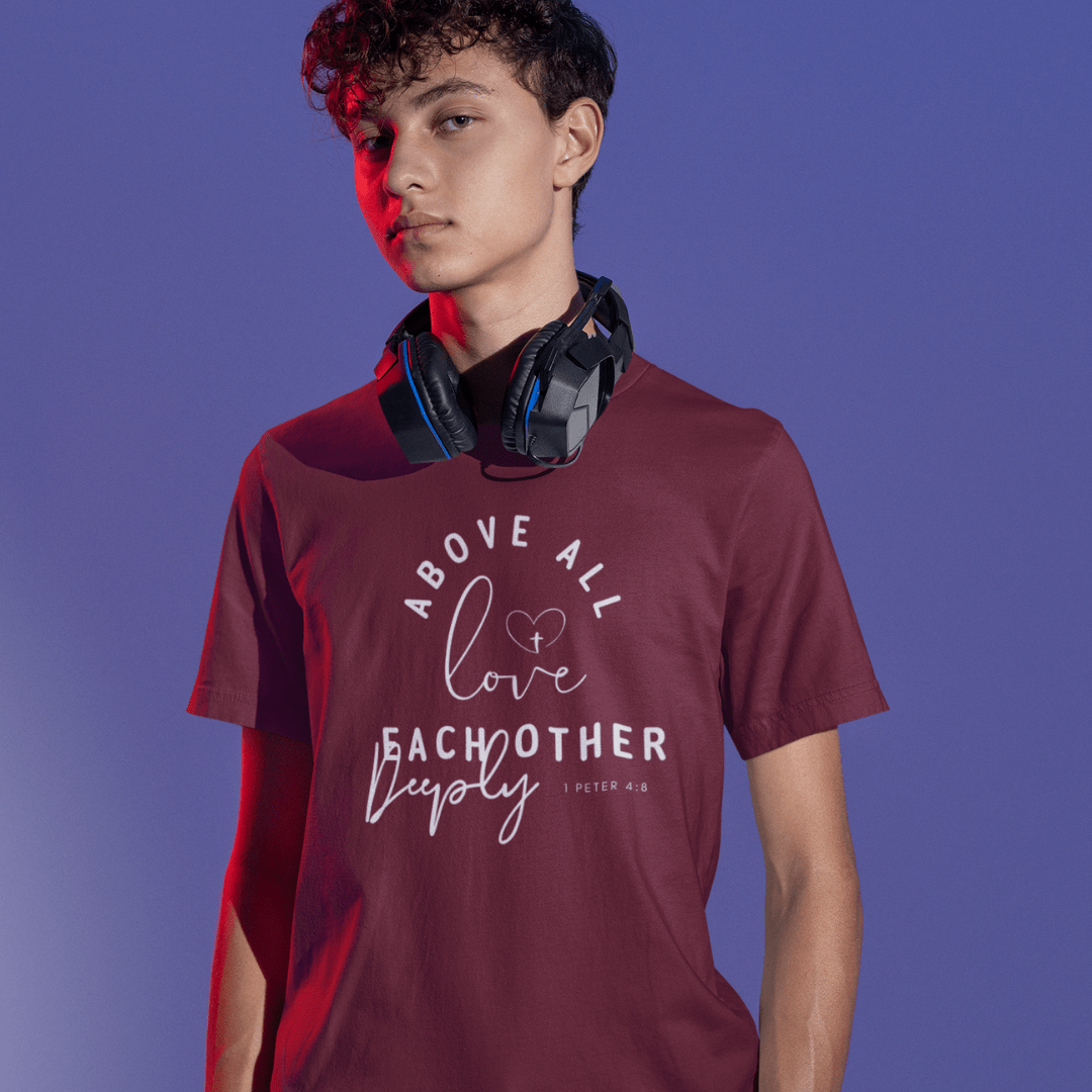 Love Each Other Deeply - Zach Christian Apparel - Christian apparel