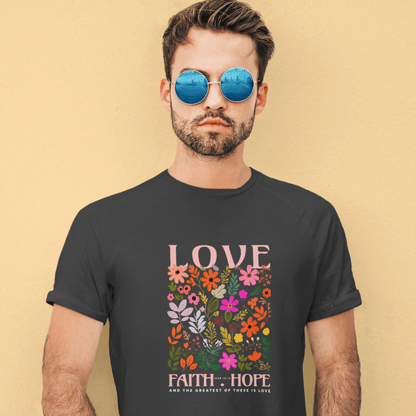 Love Faith Hope - Zach Christian Apparel - Christian apparel