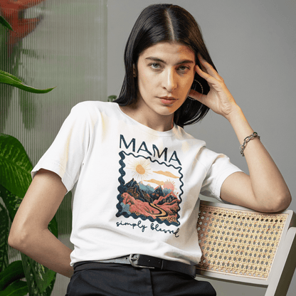 Mama Simply Blessed | Christian Tshirt for Mothers - Zach Christian Apparel - Christian apparel