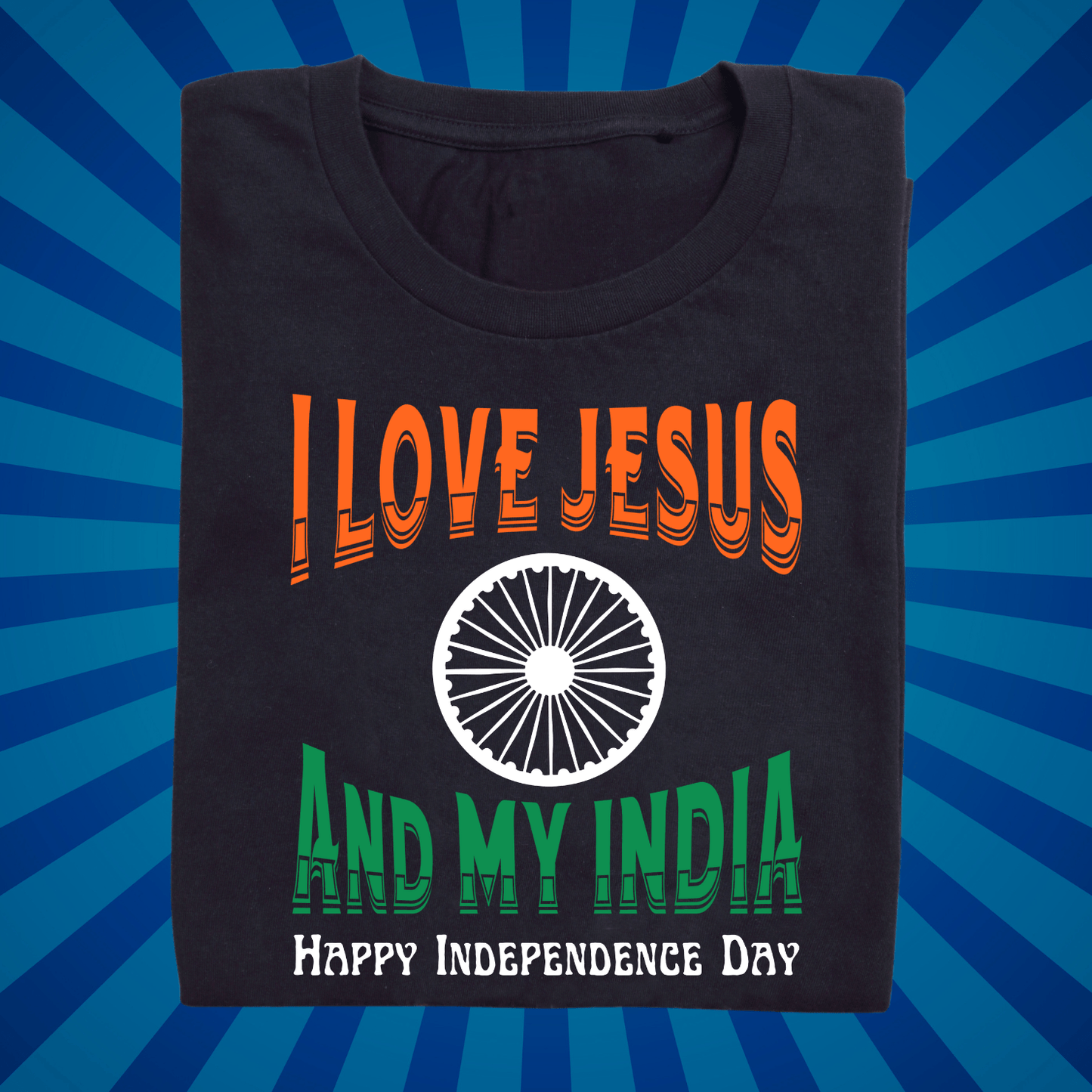My love - Jesus and India - Zach Christian Apparel - Christian apparel