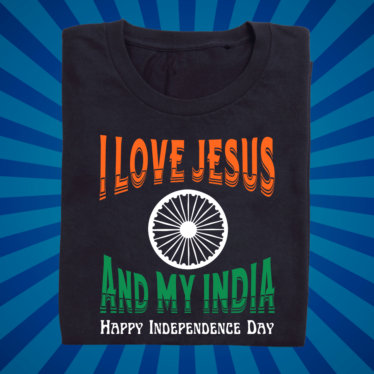 My love - Jesus and India - Zach Christian Apparel - Christian apparel
