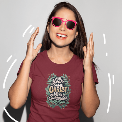 New Year Same Christ More Surrender - Zach Christian Apparel - Christian apparel