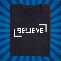 Only Believe - Black - Zach Christian Apparel - Christian apparel