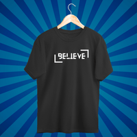 Only Believe - Black - Zach Christian Apparel - Christian apparel